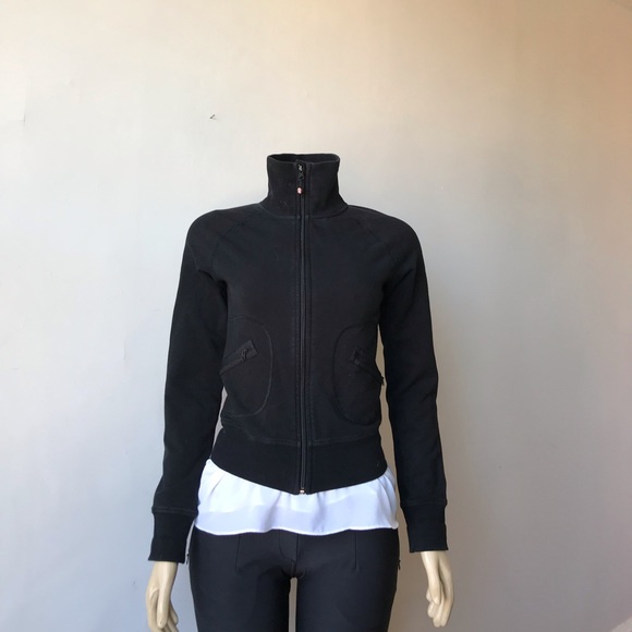 Vintage lululemon black Jacket size 6 - Picture 5 of 6